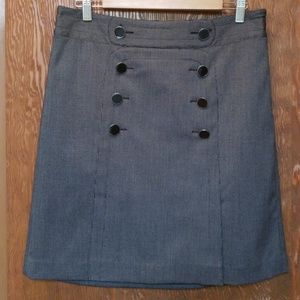 Ann Taylor Loft black/gray appearing skirt